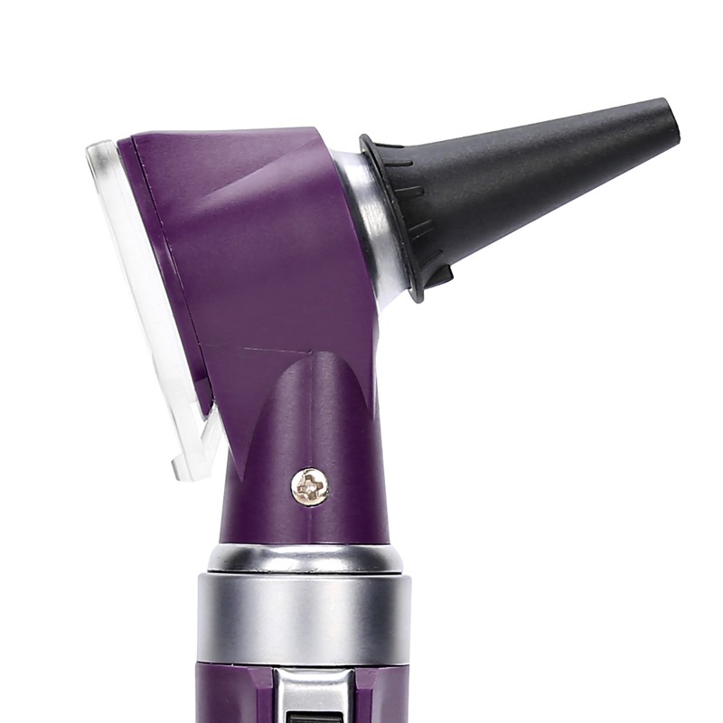 Professional Diagnostic Kit Ear Care Examination Otoscope Eardrum Endoscope SpeculumPurple