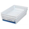 Plastic Rectangular Storage Trays Baskets Organization Bundle - Set of