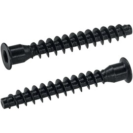 50 PCS Internal Hex Self Tapping Countersunk Connecting Screws for Furniture (Black)