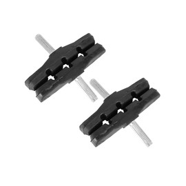 Hihaha 2 Pair Bike Cantilever Brake Pads Threadless Post Mountain Bike 70mm Durable Material