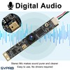 SVPRO 8MP USB Camera Module with Microphone Wide Angle Computer