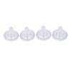 4pcs Infant Bottle Nipples Bust Feeling Replacement Silicone Nipple Round