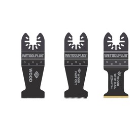 WETOOLPLUS 9 Pack Oscillating Multitool End Cut Blades with Universal Fit System Compatible with Rockwell oscillating Tool Blades RW8981K (Blade Kit, RW8981K)