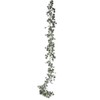 Fir Garland with Artificial Snow Chain, Artificial Decorative Garland Iced