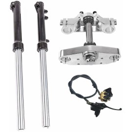 Unbranded Front Forks Triple Clamp Disc Brake for Dirt Bike Apollo CRF50 70cc 110 125c