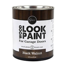 Giani Wood Look Paint for Garage Doors- Step 2 Wood Grain Finish Coat Pint (Black Walnut)