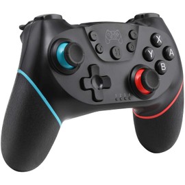Olimoxi Switch Controller for Switch/Switch OLED/Switch Lite, Switch Pro Controller with Wake Up, Wireless Switch Controller with 6-Axis Gyro, Double Shock, Turbo - 2023 Improved