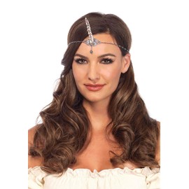 Leg Avenue 2153-02722 Silver Unicorn Horn Head Piece, O/S, Silver