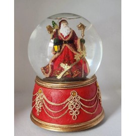 Roman Santa Claus Snowglobe (NEW/Sealed) Roman Musical Glitterdome: