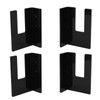 4Pcs Black Acrylic Skateboard Wall Mount Rack Skateboard Wall Hanger