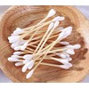 200 Hisopos de Bamboo con almohadillas de algodón 100% Biodegradables.