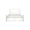 ROCKRAIN Full Size Metal Bed Frame: Modern Unique Flower Sturdy