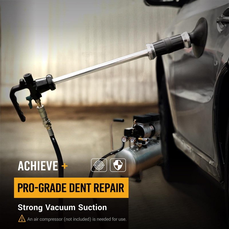 EWK Pneumatic Car Dent Puller & Suction Cups 75mm 100mm