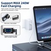 DuHeSin USB C Magnetic Adapter 240w, (2 Pack) 90 Degree