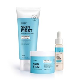 Cyzone - Set Hidratacin Skin First, Rutina Facial, Piel Fresca y Equilibrada, Frmulas Suaves y Dermatolgicamente Probadas                             