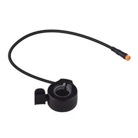 Tsinghwang Electric Bike 130X Thumb Throttle 12-72V SM/Waterproof Connector,11.8" Length Wire Ebike Accessories,Speed Control Accelerator (1 Pack 30cm/11.8in Length)