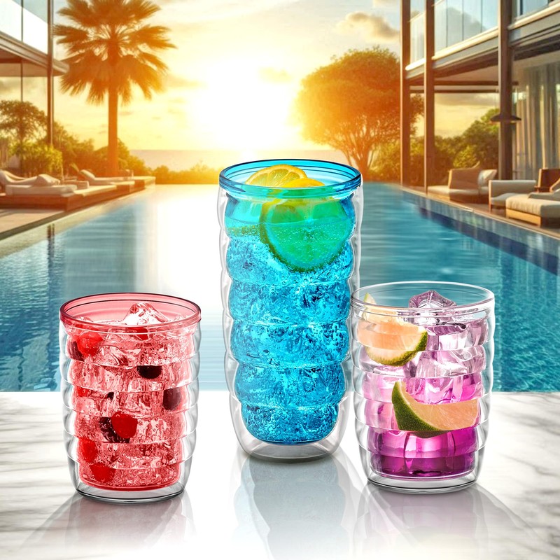 Amazing Abby - Arctic - 16-Ounce Insulated Plastic Tumblers (Set