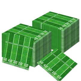 OXYLIPO 120Pcs Football Paper Napkins Football Colorful Disposable Lunch Dinner Paper Napkin Set Football Tableware Birthday Baby Shower Party Supplies,6.5 * 6.5 Inch 6