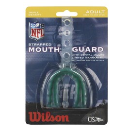 Wilson Adult Best Mouth Guard with Strap (Green Tint)