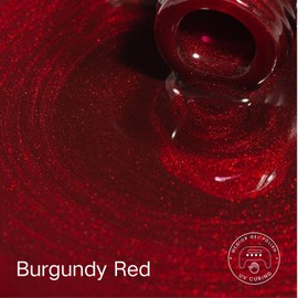 15ML Cat Eye Gel Nail Polish Red - Glitter Burgundy Red Gel Polish - Holographic Dark Red Cat Eye Magnetic Gel - Red Sparkle Nail Polish Art DIY Salon Gift for Girl Women