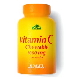 Alfa Vitamins Vitamina Masticable 1000mg Tabletas