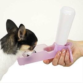 Portable Water Bottle for Dogs Travel Camping Exploring 9 oz Mini Handi Drink (Handi Drink Mini - Lavender)