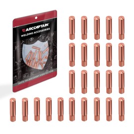 ARCCAPTAIN MIG Welding Contact Tips 11-30 (0.030") Welding Tips for Lincoln 100L 25pcs for Lincoln Tweco MIG Guns 100L Mini