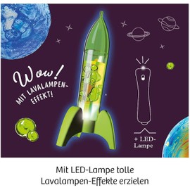 Kosmos 616786 Space Bubbles Mini Rocket Lava Lamp Experiment Set for Children, with Multilingual Instructions (German, English, French, Italian, Spanish, NL)