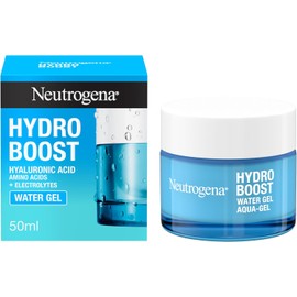 Neutrogena Hydro Boost Water Gel Moisturizer with Hyaluronic Acid for Dry Skin, 50ml (Single Pack)