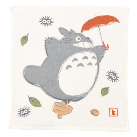 Marushin Hand Towel, Ghibli My Neighbor Totoro, 13.4 x 14.2 inches (34 x 36 cm), Flying Totoro, 100% Cotton, 1005037200