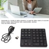 Wireless Number Pad with 35 Keys 2.4G Quiet USB Numeric