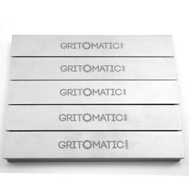 Gritomatic Silicon Carbide 6" x 1" x 0.25" Sharpening Stone with Aluminum Mounting for Edge Pro 240 grit