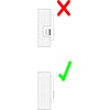 Metzler Doorbell in White, Interchangeable Name Plate, Powder-Coated in RAL