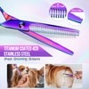 Gimars Dog Grooming Scissors Kit Professional 4CR with Safety Round