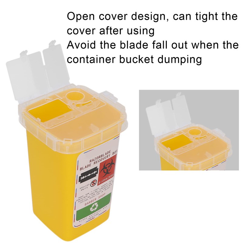 Blade Disposal Box, Disposal Blade Container, Blade Container for Beauty