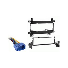 Compatible with Suzuki XL 7 2003 2004 2005 2006 Single DIN Stereo Harness Radio Install Dash Kit Package