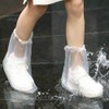 10 Pair Shoe Covers Boot Covers Disposable,Plastic Rain Cover for