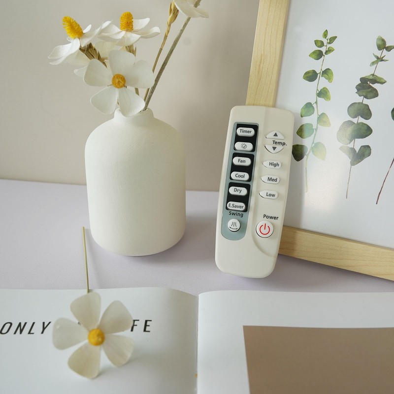 Replacement Remote Control Compatible for GE Air Conditioner ARC-715 ARC-767