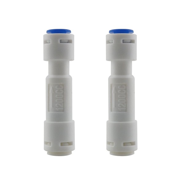 DGZZI 2PCS 1/4Inch 1200CC Flow Restrictor with Quick Connect for