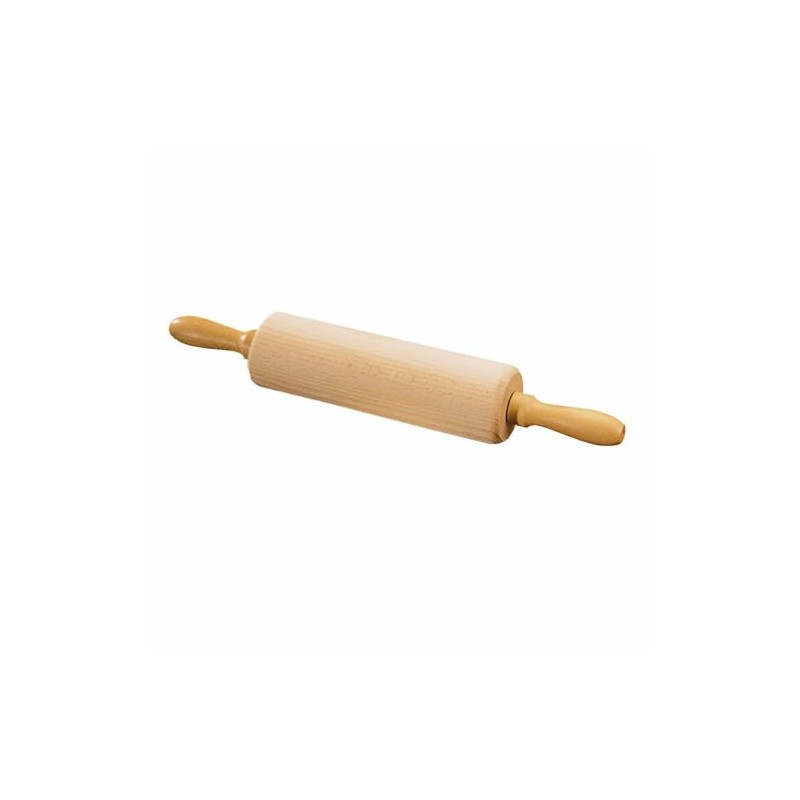 Kesper Kids Rolling pin 23,5cm of Beech Wood, Brown, 23.5