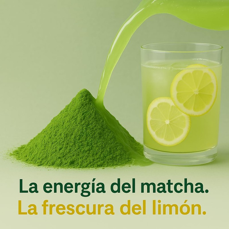 Teisti - Matcha Limonada, Bebida Saborizada en Polvo, 180g
