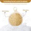 6 púas de esponjas exfoliantes para la cara, esponja limpiadora