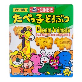 Ginbis Animal Biscuits Seaweed