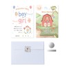 gift-ippo 3 Gender Reveal Cards with Surprise Envelopes, Gender Announcement,