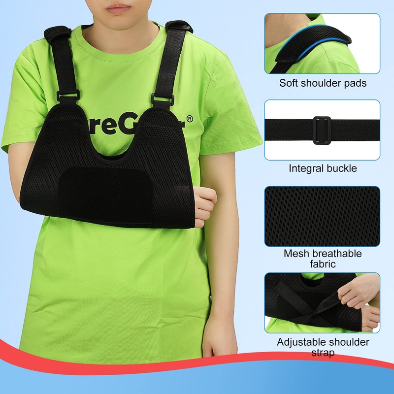 supregear Arm Sling Shoulder Immobilizer, Adjustable Medical Rotator Cuff Support