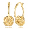 HOBATS 14K Gold Hoop Earrings for Women Gold Earrings for