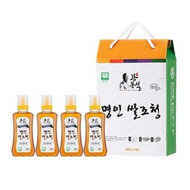 Gang Bong-seok [Kang Bong-seok] Master Rice Syrup Set (4 bottles, 1.92kg) / [강봉석]명인 쌀조청세트(4병,1.92kg)