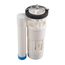 Walfront Kit de Reparación de Inodoro, Reemplazo de Válvula de Descarga Dual Válvulas de Descarga de Reemplazo de Inodoro de 20 Cm Válvula de Llenado con Botón Pulsador Ahorro de Agua