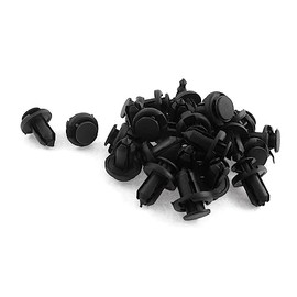 30pcs 10mm Hole Plastic Rivets Trim Fixing Clips for Toyota