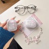 GO-VOLMON for Airpods 4 Case Cute Girly Strap, Woman Kawaii